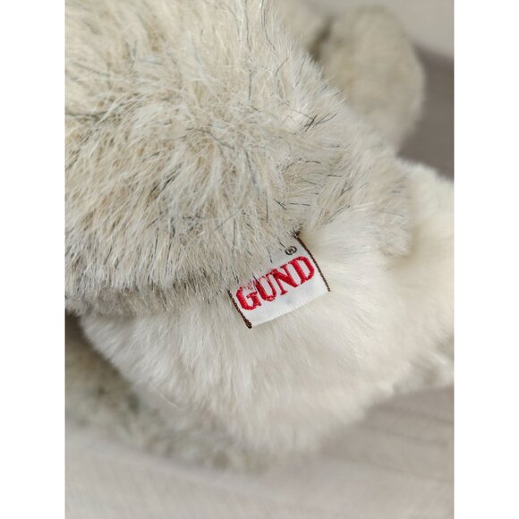 Vintage Gund Jointed Plush Bunny Easter Rabbit Beige Floppy Ears Soft Cuddly - Picture 2 of 10